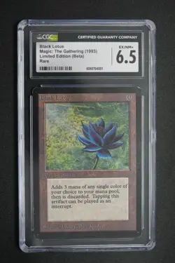 Black Lotus Beta CGC 6.5 Graded MTG Magic: the Gathering 1993 - Image 2