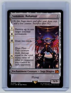 Summon: Bahamut M #356 MTG Final Fantasy FIN EN FF10 FFX MYTHIC Magic - Image 1