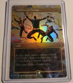 MTG Marvel's Spider-Man MULTIVERSAL PASSAGE Borderless Foil NM (BIN0044) - Image 3
