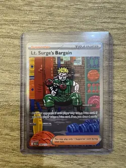 Lt. Surge's Bargain (Special Illustration Rare) 185/132 - Mega Evolution Pokemon - Image 4