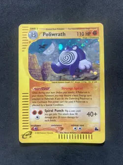 Poliwrath H24/H32 Skyridge Holo 2003 Vintage Rare Pokemon - Image 1