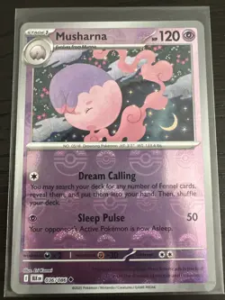 Musharna, 036/086 - Pokemon TCG - Poke Ball Pattern - Sv: Black Bolt | NM EN - Image 1