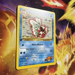1st Edition Misty’s Seaking 55/132 - Gym Heroes - Near Mint Pokemon - Image 2