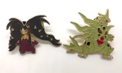 Pokemon MEGA TYRANITAR & MEGA MAWILE PINs 2015 2016 NEW - Image 1