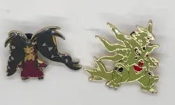 Pokemon MEGA TYRANITAR & MEGA MAWILE PINs 2015 2016 NEW - Image 2