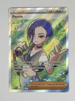 Pokemon Perrin 209/167 Twilight Masquerade Ultra Rare Full Art Trainer NM - Image 1