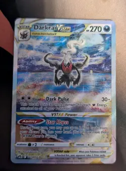 Pokemon TCG Crown Zenith Galarian Gallery Darkrai VSTAR GG50/GG70 Ultra Rare NM - Image 1
