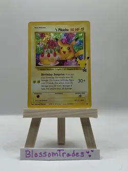 Pokemon TCG Birthday Pikachu 24/53 Holo Celebrations Classic Collection - NM - Image 2