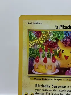 Pokemon TCG Birthday Pikachu 24/53 Holo Celebrations Classic Collection - NM - Image 3