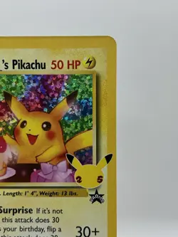 Pokemon TCG Birthday Pikachu 24/53 Holo Celebrations Classic Collection - NM - Image 4