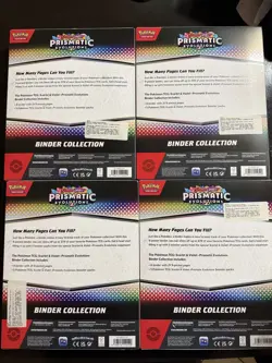 Prismatic Evolutions Binder Collection/ Scarlet & Violet Sealed LOT OF 4 - Image 2