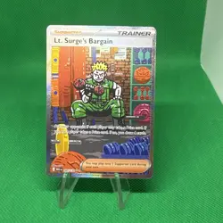 Lt. Surge's Bargain Mega Evolution 185/132 Pokemon Special Illustration Rare - Image 1