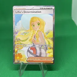Lillie's Determination 184/132 NM - Pokemon TCG ME01: Mega Evolution Holo SIR - Image 1