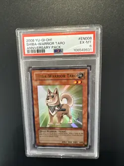 Yu-Gi-Oh! - Anniversary Pack Shiba-Warrior Taro 2008 YAP1-EN008 Limited PSA 6 - Image 1