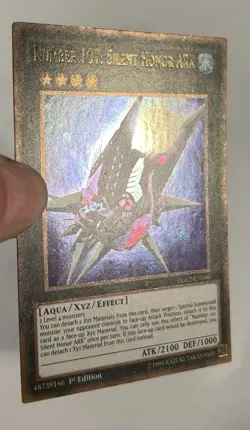 Yu-Gi-Oh! Number 101: Silent Honor ARK PGL2-EN046 Gold Rare 1st Edition LP - Image 2