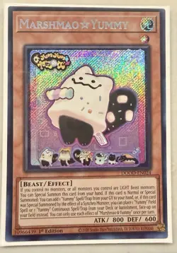 Yugioh! 1x Marshmao☆Yummy DOOD-EN024 Secret Rare 1st Ed NM - Image 1