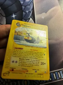 (Sw) Pokemon TCG WOTC Card Lanturn Aquapolis Set Holo Foil #H15/H32 LP - Image 2
