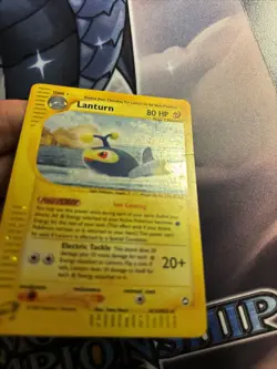 (Sw) Pokemon TCG WOTC Card Lanturn Aquapolis Set Holo Foil #H15/H32 LP - Image 5