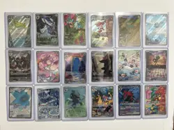Small Pokemon Card Collection | 32 Assorted Illustration Rares, Full Arts & More - Image 1