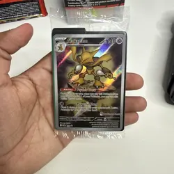 Pokemon Center STAMPED Mega Evolution Promo cards Riolu and Alakazam sealed - Image 2
