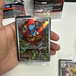 Pokemon Center STAMPED Mega Evolution Promo cards Riolu and Alakazam sealed - Image 3