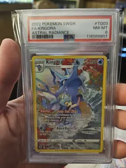 5 Graded Pokemon Card Slabs Lot PSA / CGC Collection Dark Gyarados Kingdra - Image 3