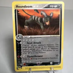 LP+ Houndoom 34/97 Regular/Non-Holo Dragon AUTHENTIC Pokemon Card - Image 1