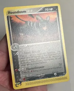 LP+ Houndoom 34/97 Regular/Non-Holo Dragon AUTHENTIC Pokemon Card - Image 2