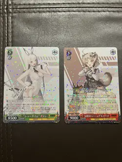 Weiss Schwarz Nikke Lot of 2 Holo’s Rare Cards From Japan NM - Image 1