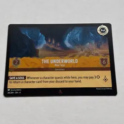 The Underworld 34/204 Disney Lorcana Ursula's Return Rare Cold Foil Card NM - Image 1