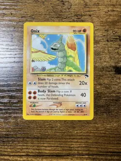 Onix 3/18 Southern Islands Promo Pokemon Card Rare Moderately Played - Image 1