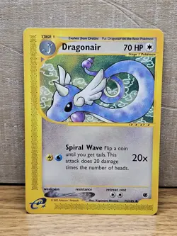 Dragonair 75/165 Expedition Non-Holo Pokemon Card TCG - Image 1