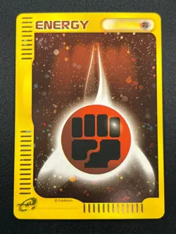 [NM] Fighting Energy Pokemon Card Japanese Holo E-Series McDonald's Promo 28S55 - Image 2