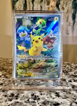 Pikachu ⚡ #027 | Scarlet & Violet Pokemon Black Star Promo Card, Sealed Mint! - Image 1