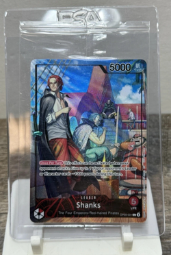 One Piece SHANKS OP09-001 - Promo Card PSA Limited Edition July 2025 SEALED - Image 1