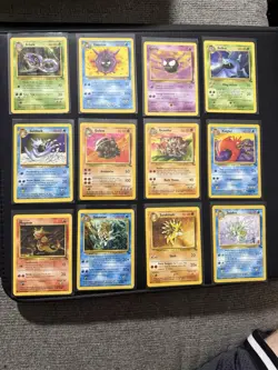 Pokemon Fossil Set - Complete 32 Card Uncommon/Common - LP Condition - Image 1