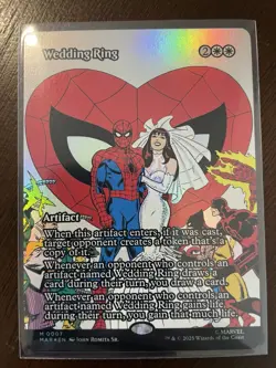 MTG Marvel’s Spider-Man Wedding Ring (Borderless) Foil #7 Mythic - Image 1