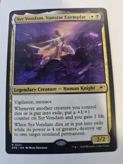 MTG - Syr Vondam, Sunstar Exemplar - Edge of Eternities - Image 1