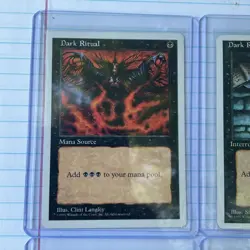 Lot of (4) 1995 Dark Ritual 4th Edition LP IV Magic The Gathering RARE - Image 2