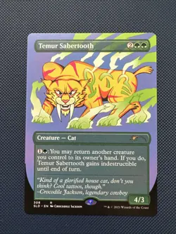 MTG Temur Sabertooth - Secret Lair Drop Series (SLD) NM - Image 1