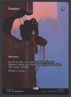 MTG Marvel’s Spider-Man Ponder (Borderless) #13 Mythic - Image 1