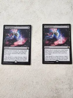 MTG Magic the Gathering Thoughtseize Iconic Masters Set Of 2 - Image 1