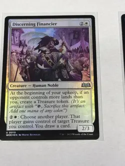 Discerning Financier Wilds of Eldraine Foil #10 MTG - Image 1