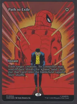 MTG Marvel’s Spider-Man Path to Exile (Borderless) Foil #4 Mythic - Image 2