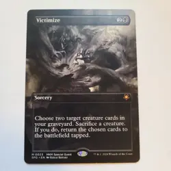 Magic the Gathering - Victimize (Borderless) - Special Guests - NM - Image 1