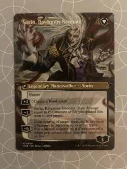Sorin of House Markov Sorin, Ravenous Neonate (Borderless) - MH3 English MTG - Image 2