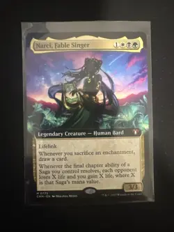 [1x] Narci, Fable Singer - Extended Art Near Mint, English Commander Masters Ext - Image 1