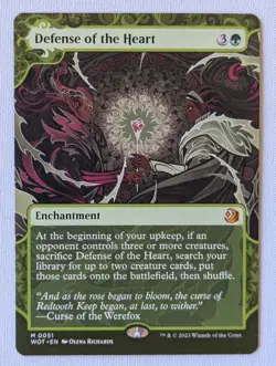 Defense of the Heart x1 - NM Unplayed - Wilds of Eldraine: Enchanting Tales #51 - Image 1