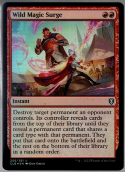 Wild Magic Surge 206/361 Uncommon Foil Baldur's Gate Magic TCG NM - Image 1