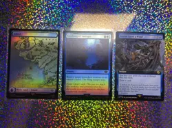MTG Lord of the Rings: 0350 Borne Upon a Wind (Extended Art); Foil 0275 Island - Image 1